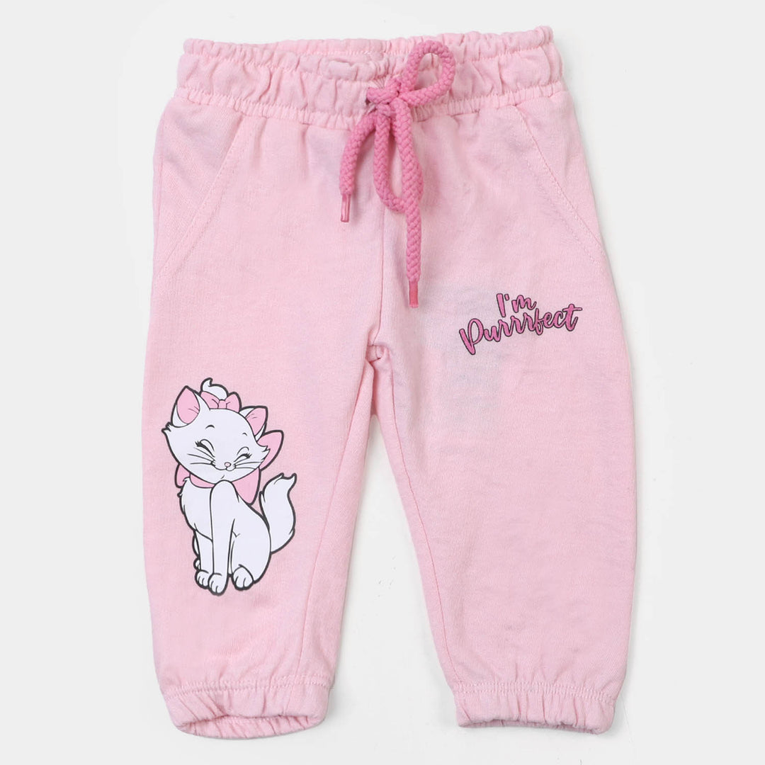 Infant Girls Terry Pajama Purrrfect - Mary Rose