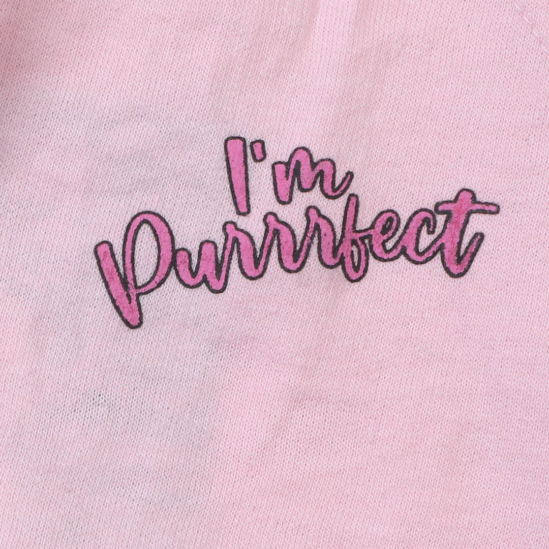Infant Girls Terry Pajama Purrrfect - Mary Rose