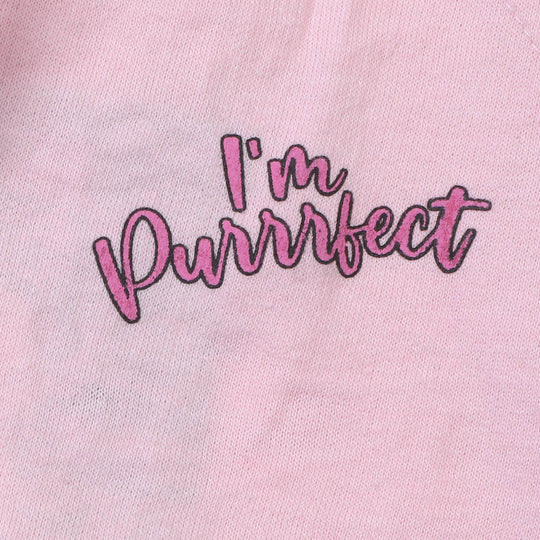 Infant Girls Terry Pajama Purrrfect - Mary Rose