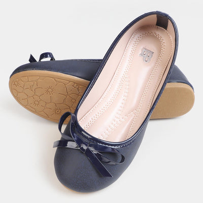 Girls Pumps 910-29-NAVY