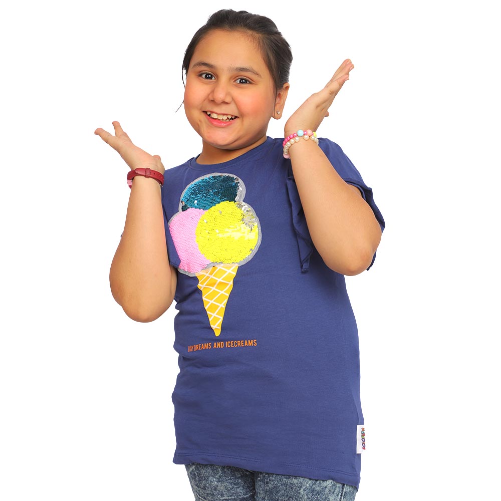 Girls T-Shirt Day Dream - Navy