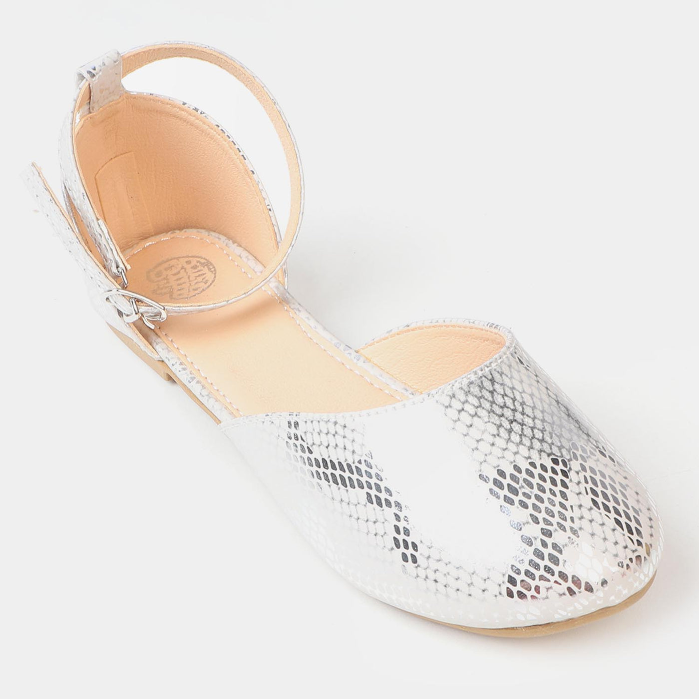 Girls Pumps PP 80-5-SILVER