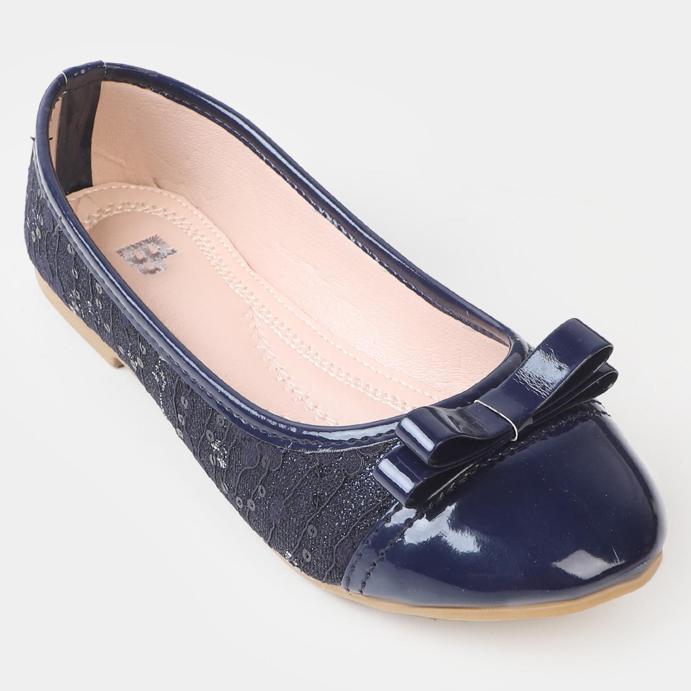 Girls Pumps 80-4-NAVY