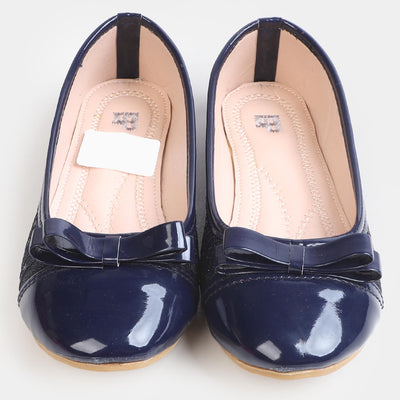 Girls Pumps 80-4-NAVY