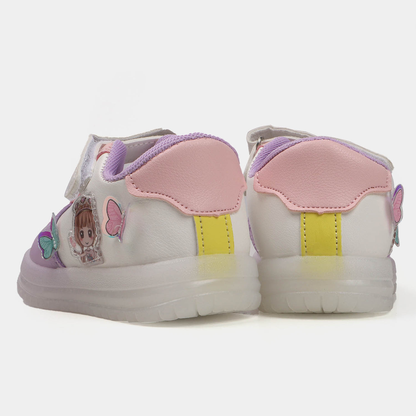 Girls Sneakers With Multi Lights Effects | Purple