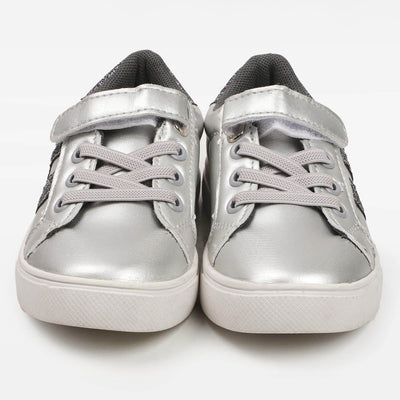 Girls Sneakers JS-2203 - SILVER