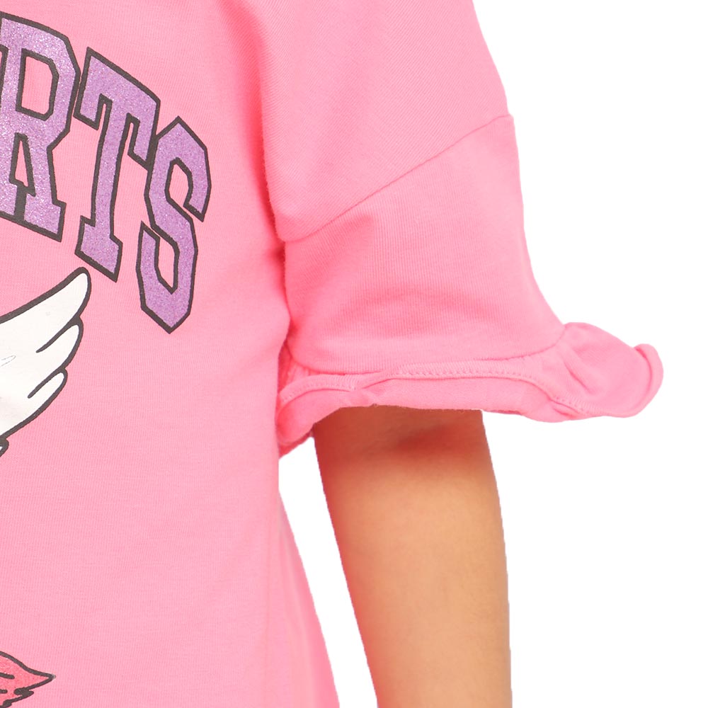 Girls T-Shirt Hogwarts - Pink