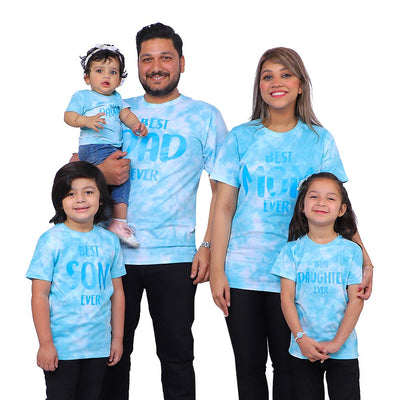 T-Shirts H/S Best Mom Ever - Blue