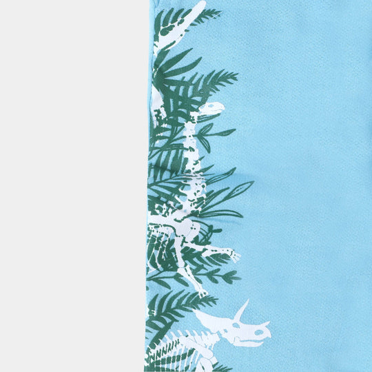 Boys Cotton Terry Pyjama Dino Crew - Atomizer