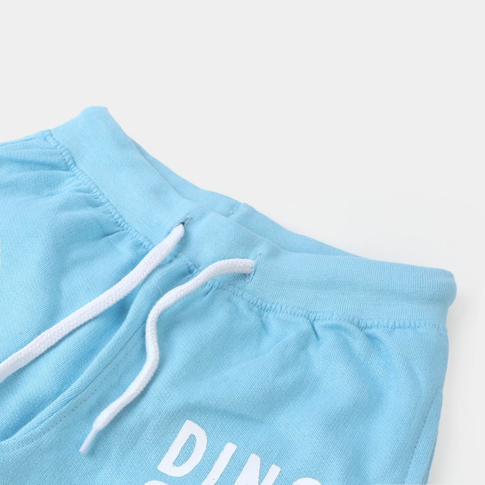 Boys Cotton Terry Pyjama Dino Crew - Atomizer