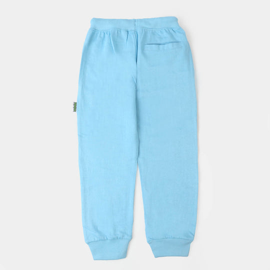Boys Cotton Terry Pyjama Dino Crew - Atomizer