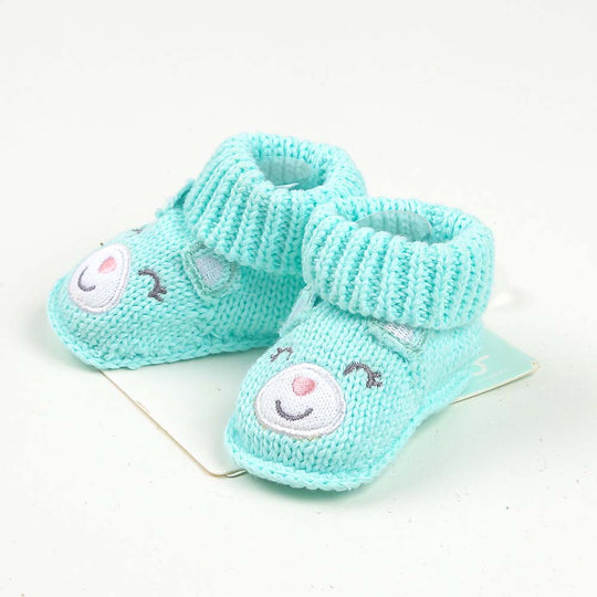 Carter Woolen Shoes - Green