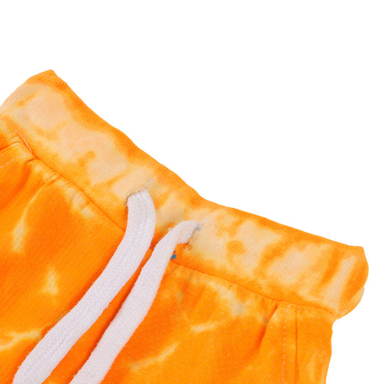 Infant Boys Knitted Short TIE DYE - ORANGE