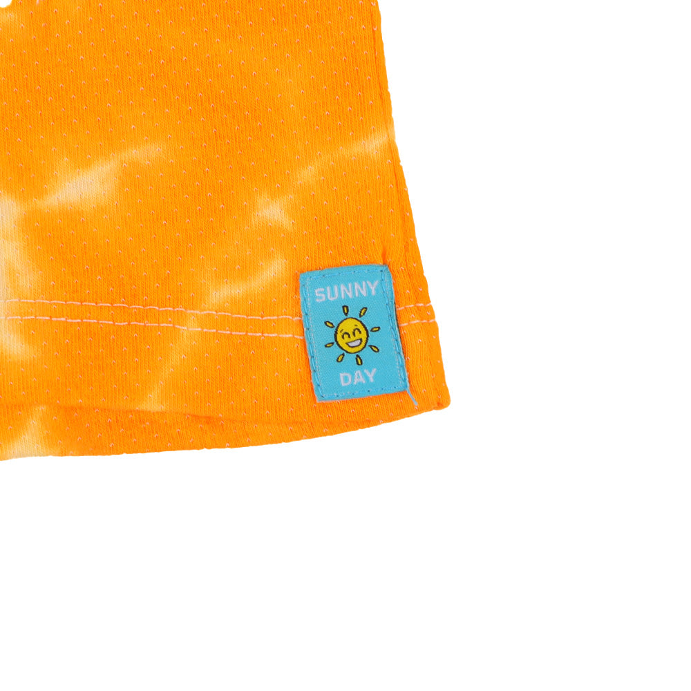 Infant Boys Knitted Short TIE DYE - ORANGE