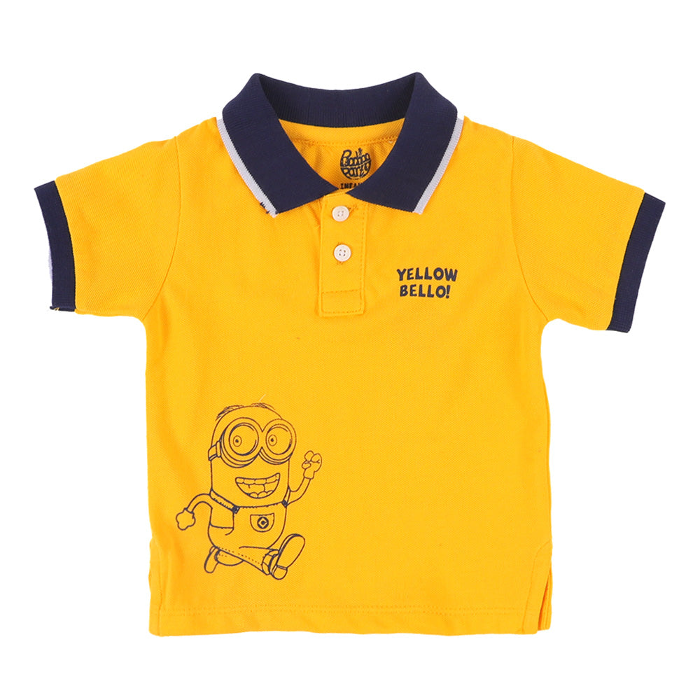 Infants Boys Polo - Daffodil