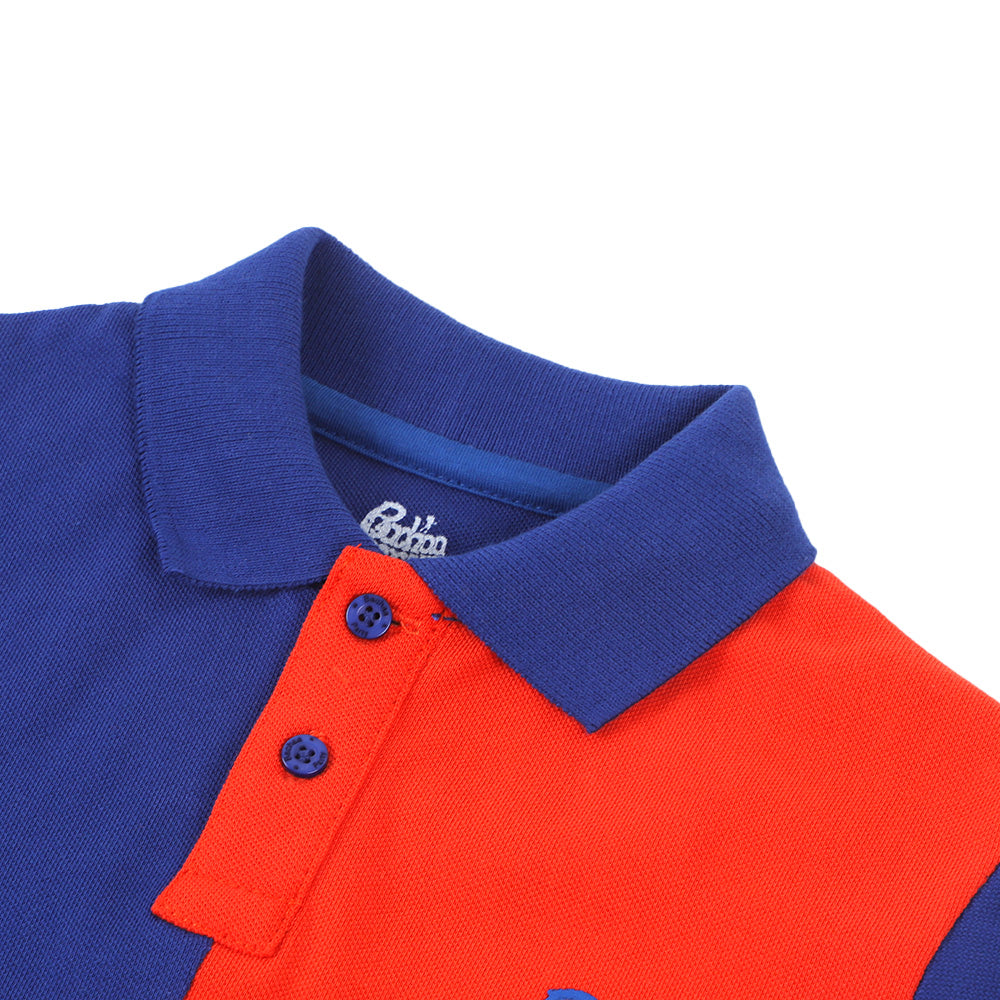 Boys Polo London - Blue/Red