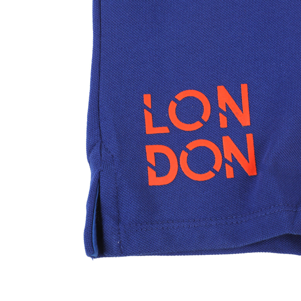 Boys Polo London - Blue/Red