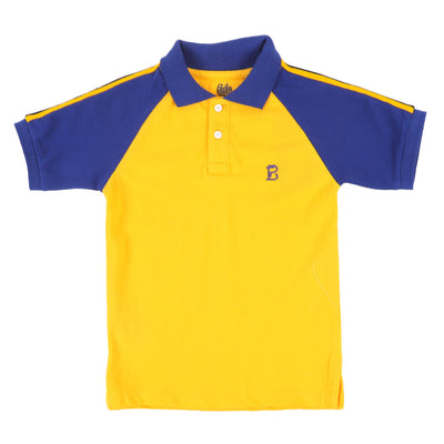 Boys Polo Raglan 101 - Daffodil