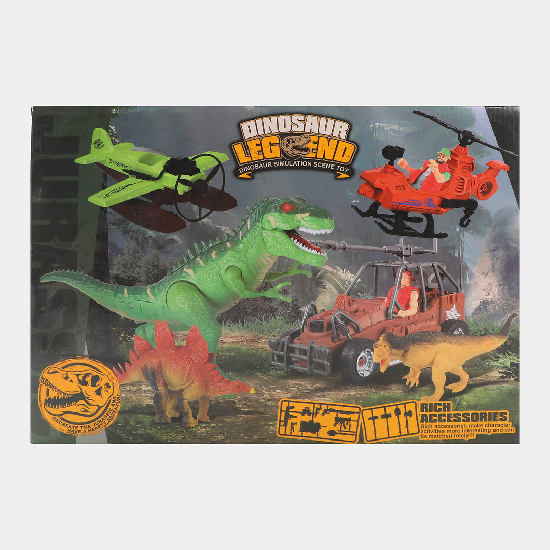 Dinosaur Simulation Scene Toy For Kids