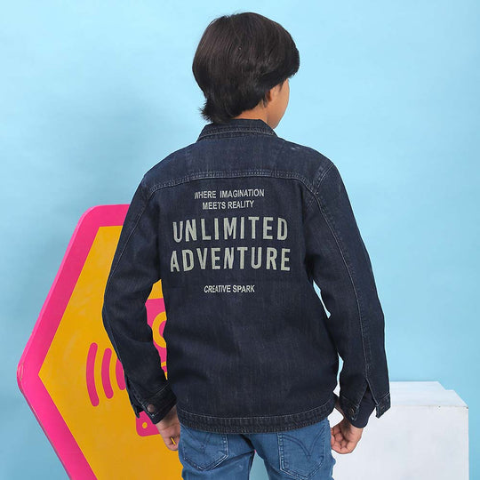 Boys Denim Jacket Unlimited ADV - Blue