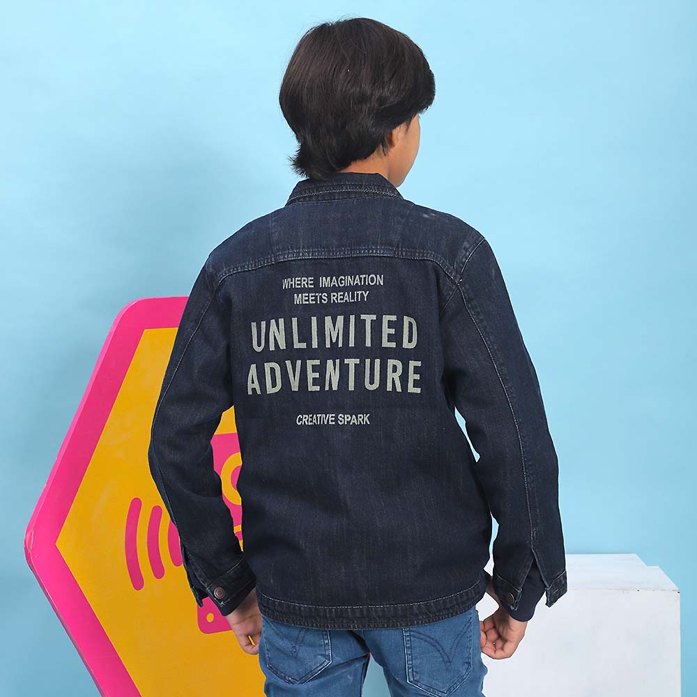 Boys Denim Jacket Unlimited ADV - Blue