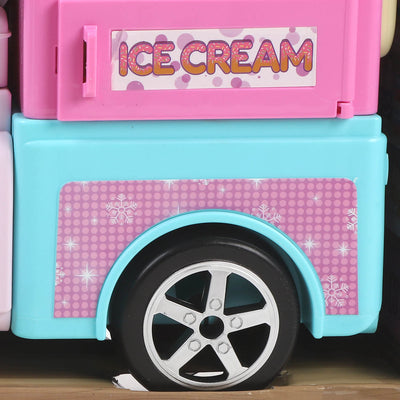 Doll With Ice Cream Car Play Set