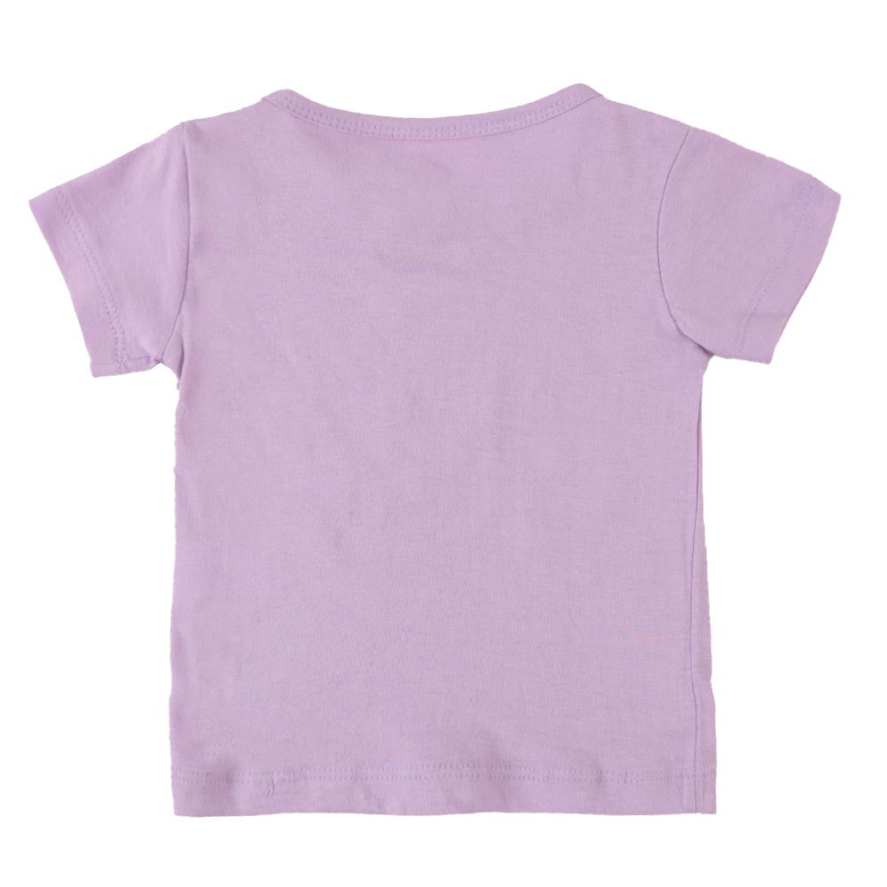 Infant Girls Knitted Night Suit Pizza & Naps - Purple