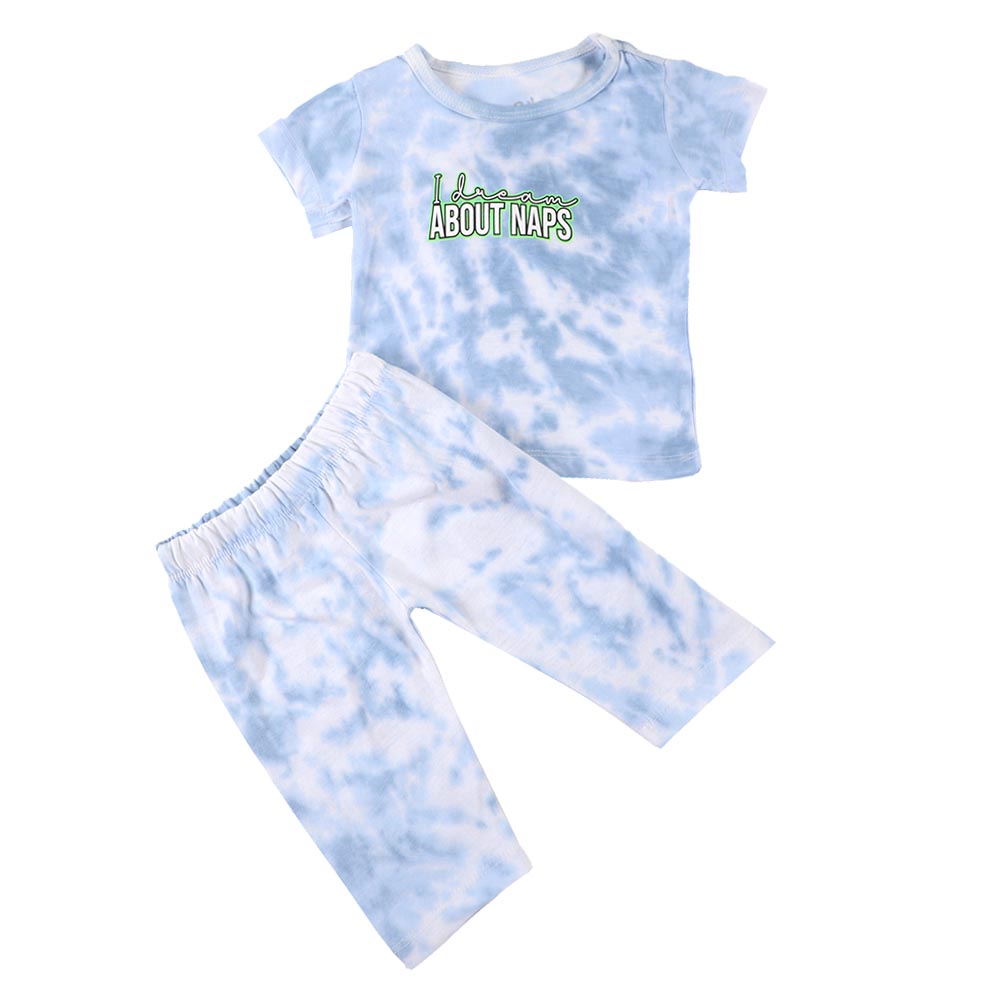 Infant Boys Knitted Night Suit I Dream - Tie Dye