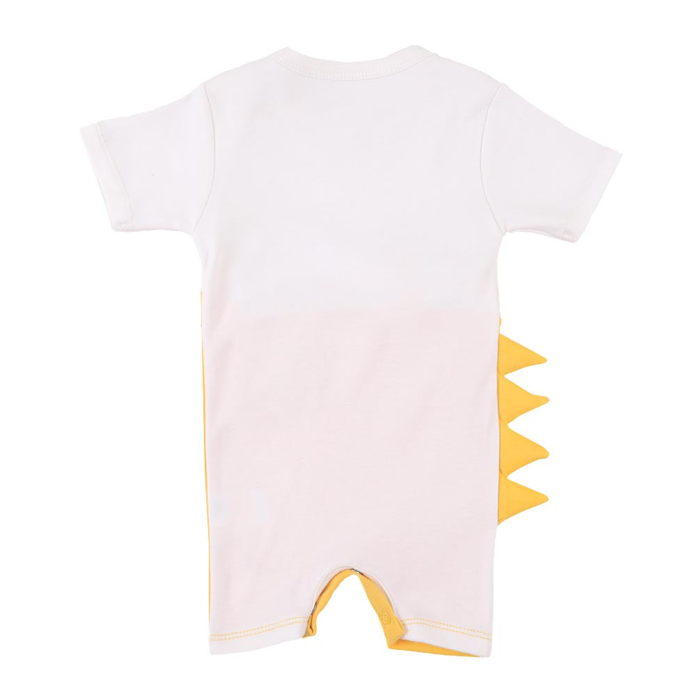 Infant Boys Romper Croco - White/Citr