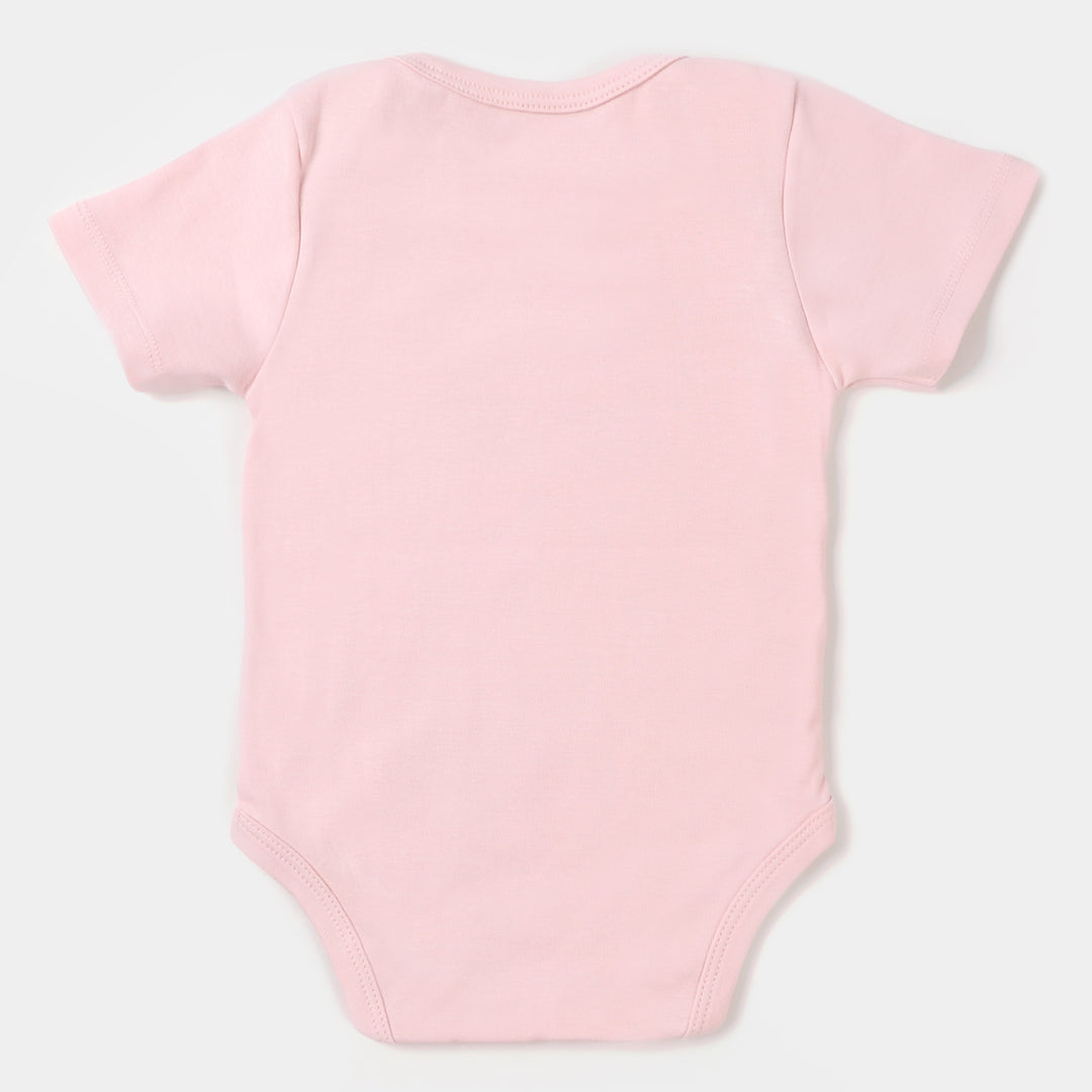 Infant Unisex Cotton Romper My First Ramadan - Pink Marsh