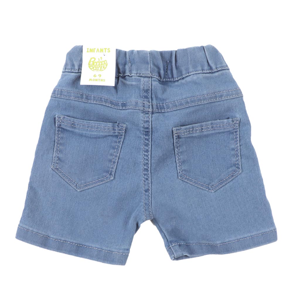 Infant Boys Short Denim Tiger EMB - Ice Blue