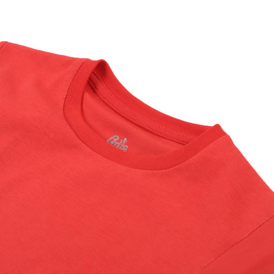 Boys T-Shirt H/S Drip - ORANGE/BLUE