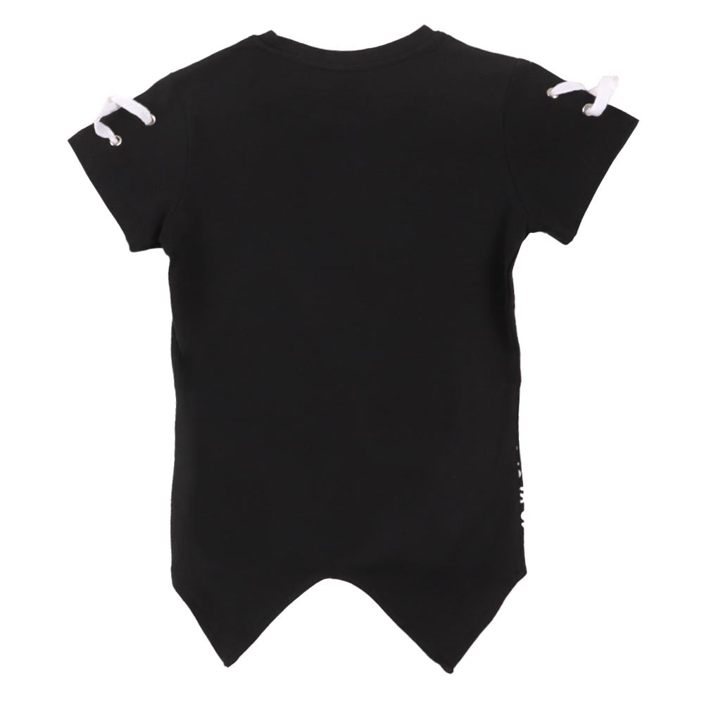 Girls T-Shirt Hey - BLACK