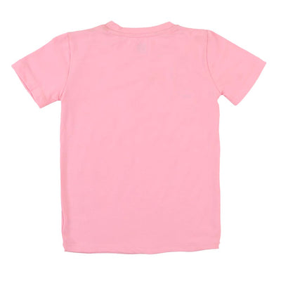 Girls T-Shirt H/S Stars - Pink A Boo