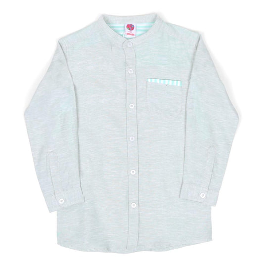 Boys Shirt Printed Stripes - Green