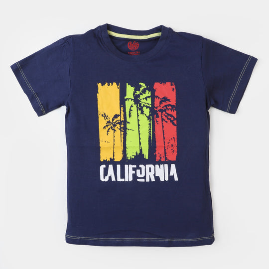 Boys T-Shirt H/S California - NAVY