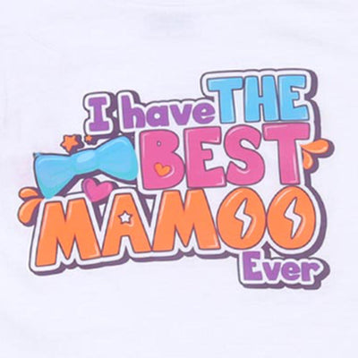 Boys T-Shirt H/S Best Mamoo - White
