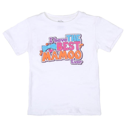 Boys T-Shirt H/S Best Mamoo - White