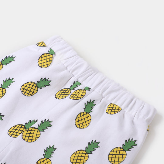 Infant Girls Set 2 Pcs Pineapple - White