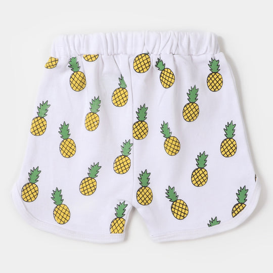 Infant Girls Set 2 Pcs Pineapple - White