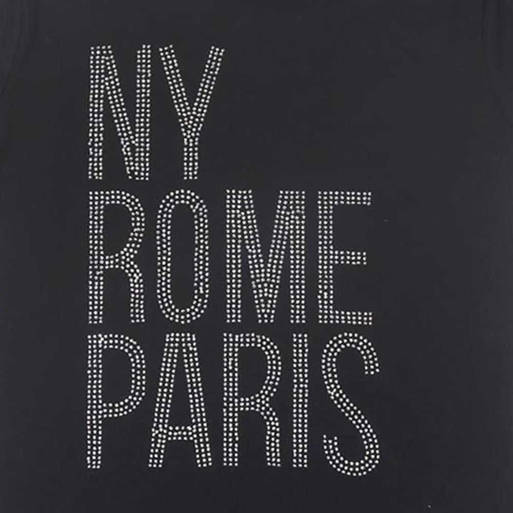 Girls T-Shirt Paris - Black