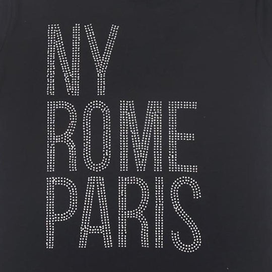 Girls T-Shirt Paris - Black