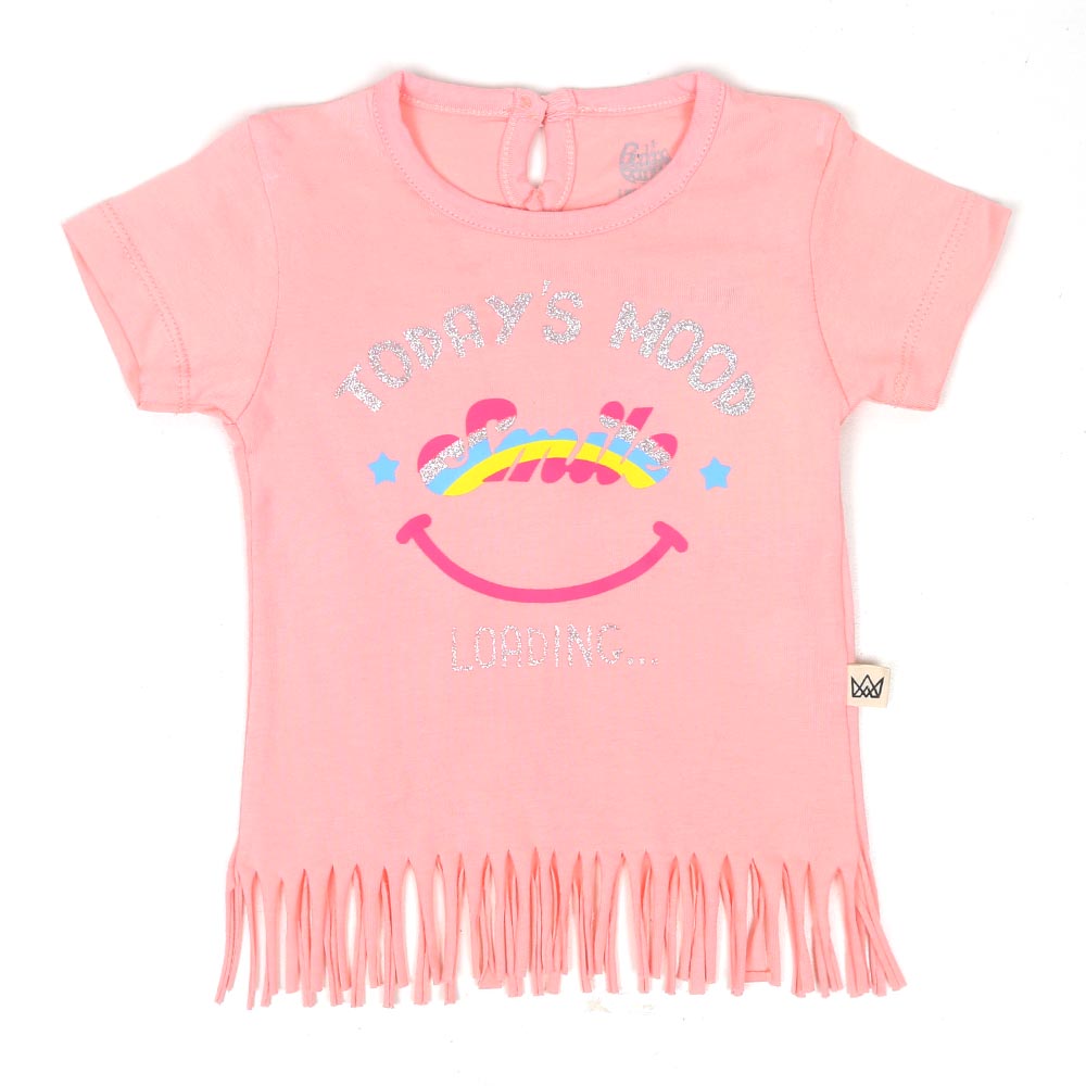 Infant Girls T-Shirt Today Mood - Pink Lemon