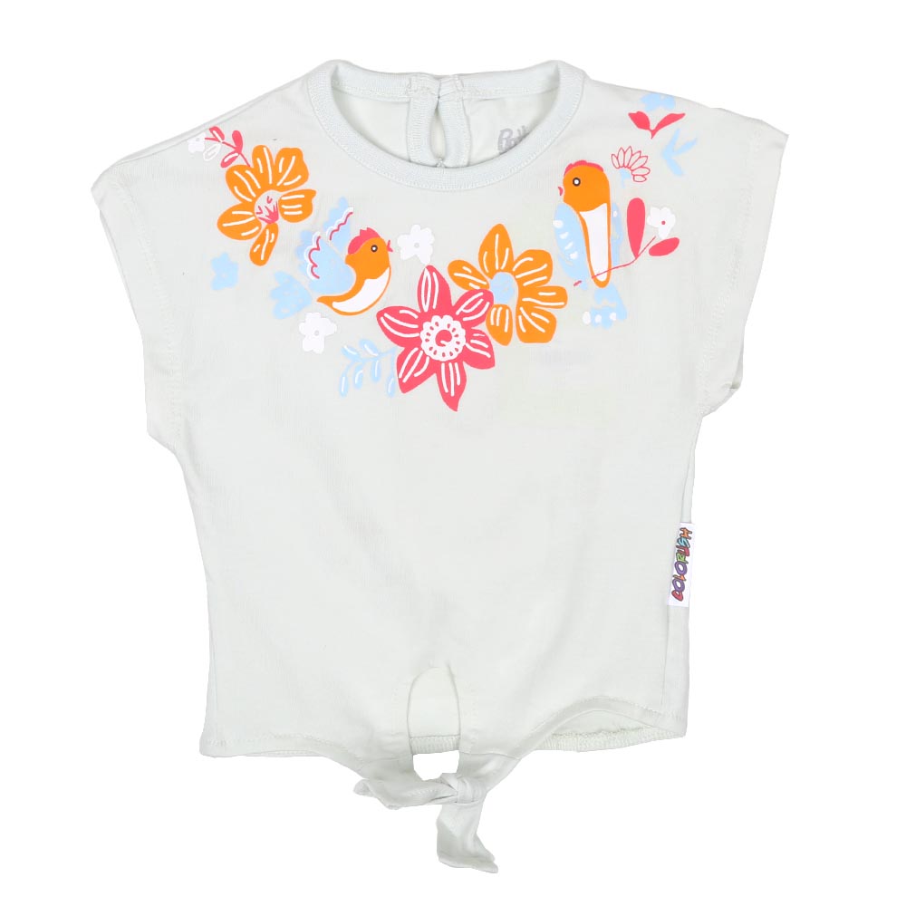 Infant Girls T-Shirt Birds & Flower - H Of Mint