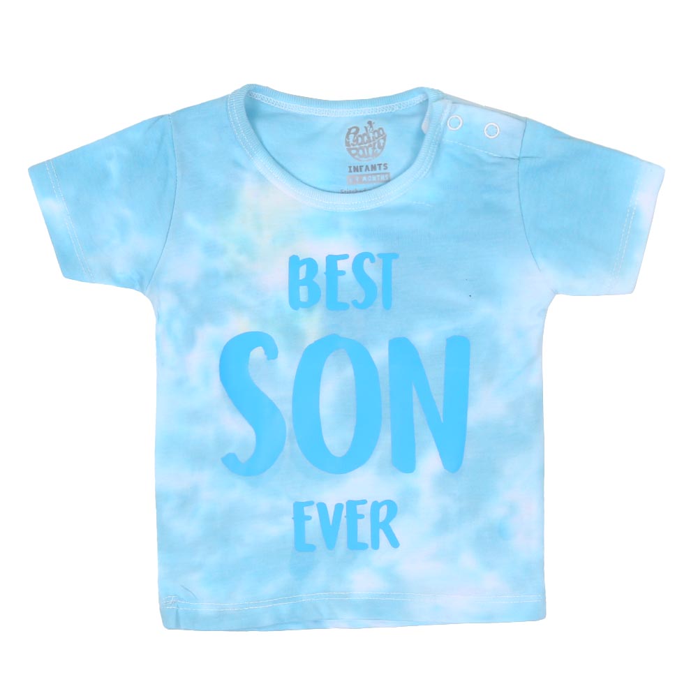 Infant Boys T-Shirts Best Son Ever - Blue