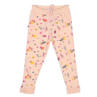 Girls Pajama Flower - Printed