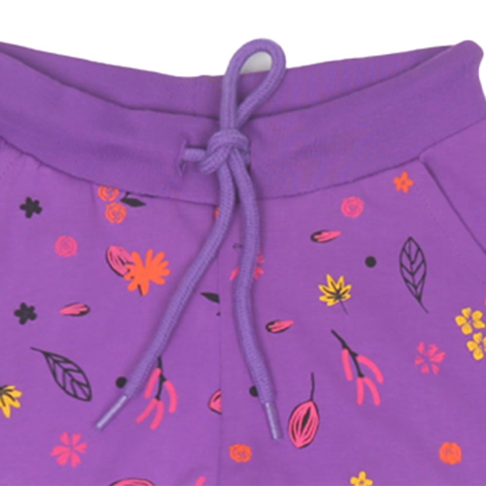 Girls Pajama Flower - Printed