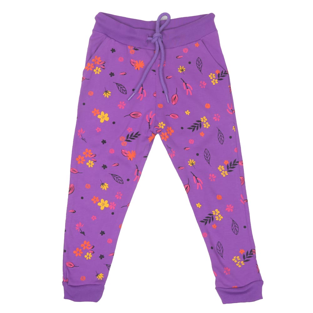 Girls Pajama Flower - Printed