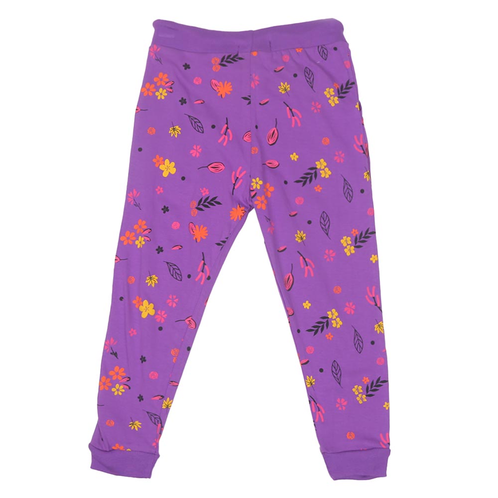 Girls Pajama Flower - Printed