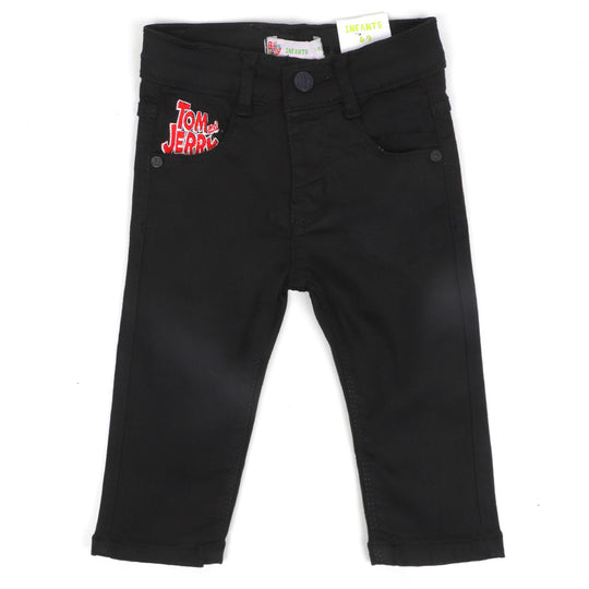 Infants Boys Pant Denim Character- BLACK